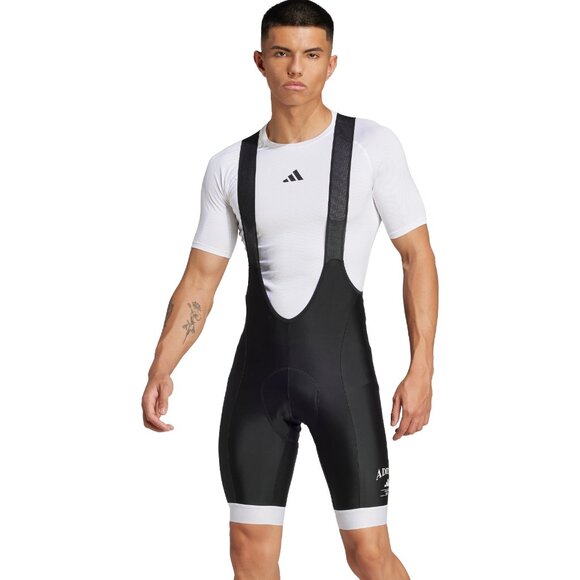 NWT adidas Essentials 3 Stripes Legacy Bib Shorts - Black - Size XL - Picture 5 of 5